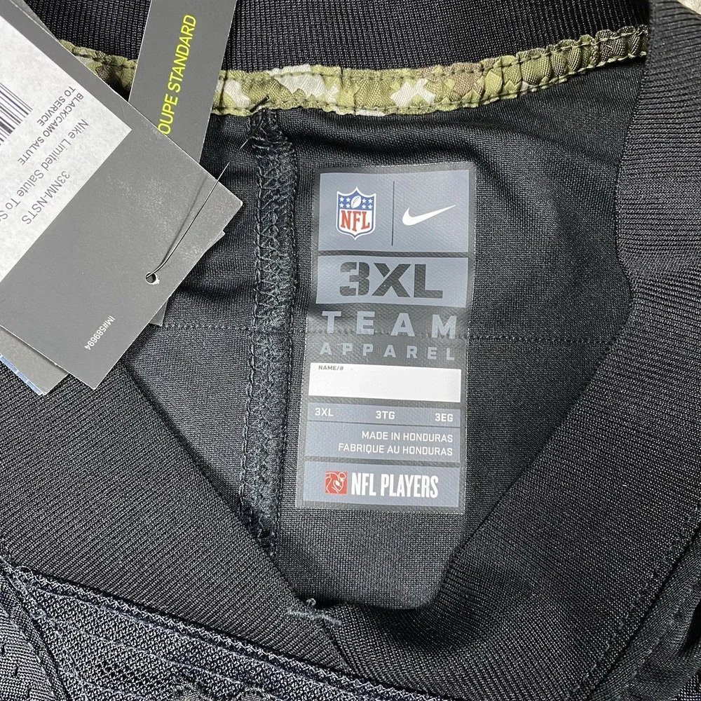 NEW‎ Nike Ezekiel Elliott Jersey #21 Salute to Service Cowboys NFL Mens 3XL $170 - Picture 3 of 9